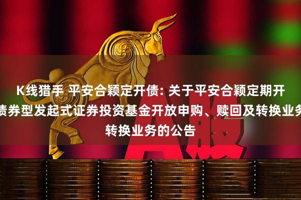 K线猎手 平安合颖定开债: 关于平安合颖定期开放纯债债券型发起式证券投资基金开放申购、赎回及转换业务的公告